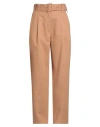 Lardini Woman Pants Brown Size 10 Viscose, Polyester In Brown
