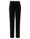 Lardini Woman Pants Dark Brown Size 6 Cotton In Black