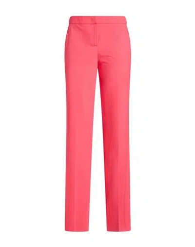 Lardini Woman Pants Fuchsia Size 8 Wool, Elastane In Red