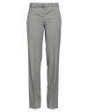 Lardini Woman Pants Grey Size 10 Polyester, Wool, Elastane In Gray