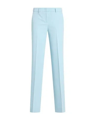 Lardini Woman Pants Light Blue Size 8 Polyester, Rayon, Elastane