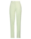 Lardini Woman Pants Light Green Size 8 Wool, Elastane In Green