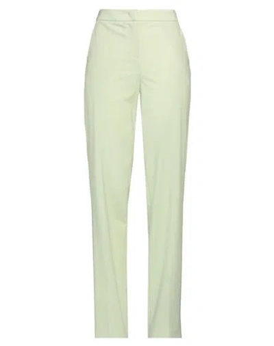 Lardini Woman Pants Light Green Size 8 Wool, Elastane