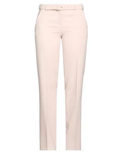 Lardini Woman Pants Light Pink Size 10 Polyester, Wool, Elastane