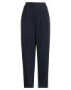 Lardini Woman Pants Midnight Blue Size 10 Polyester, Elastane In Black