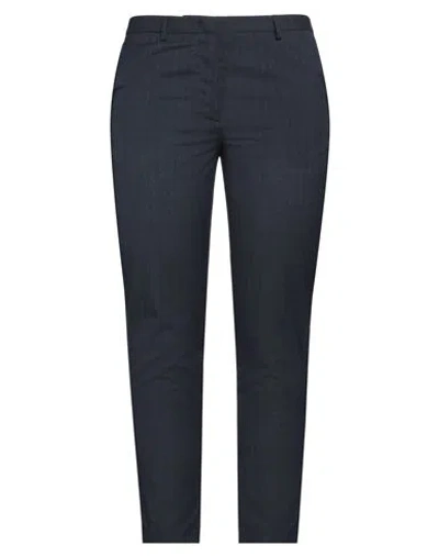 Lardini Woman Pants Midnight Blue Size 10 Wool