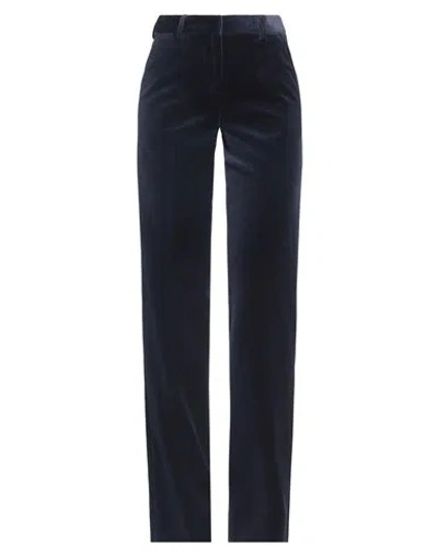 Lardini Woman Pants Midnight Blue Size 2 Cotton