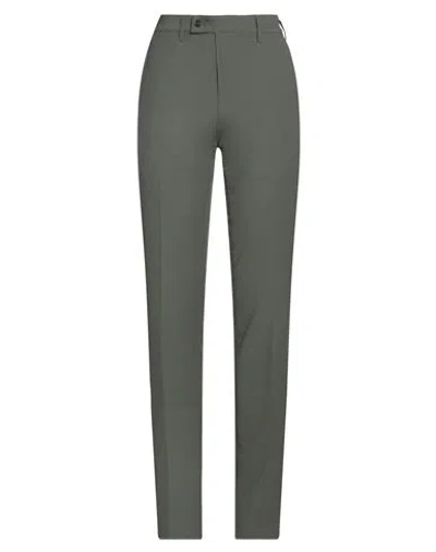 Lardini Woman Pants Military Green Size 8 Polyester