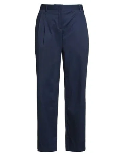 Lardini Woman Pants Navy Size 10 Cotton, Elastane