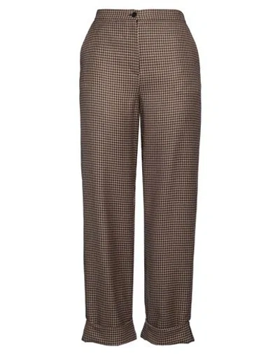 Lardini Woman Pants Sand Size 12 Wool