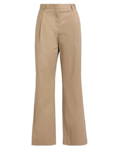 Lardini Woman Pants Sand Size 8 Cotton, Elastane