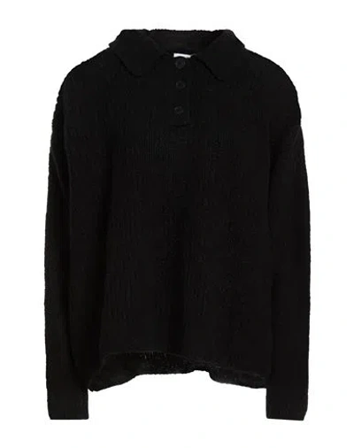 Lardini Woman Sweater Black Size L Wool, Cashmere, Nylon