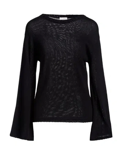 Lardini Woman Sweater Black Size M Cotton