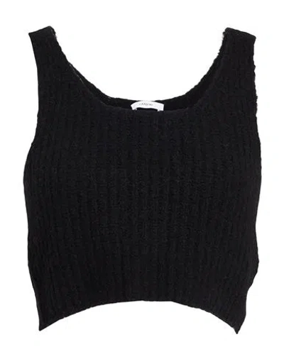 Lardini Woman Top Black Size M Wool, Cashmere, Nylon