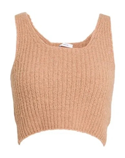 Lardini Woman Top Light Brown Size Xs Wool, Cashmere, Nylon In Pink