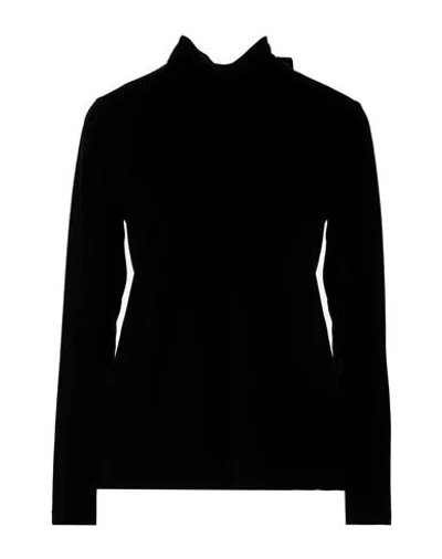 Lardini Woman T-shirt Black Size 10 Viscose, Elastane