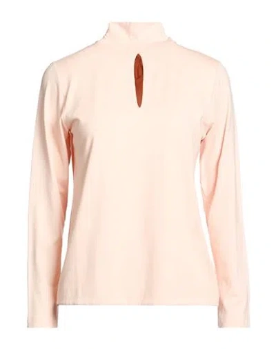 Lardini Woman T-shirt Blush Size 8 Viscose, Elastane In Pink
