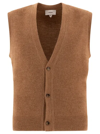 LARDINI LARDINI WOOL AND ALPACA VEST