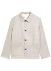 Lardini Wool And Cashmere-blend Overshirt In Neutral
