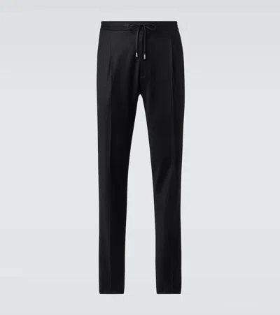 Lardini Hose Aus Wolle Und Kaschmir In Black