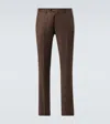 Lardini Wool And Cashmere Suit Pants In Brown