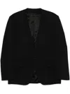 Lardini Wool Blazer In Black