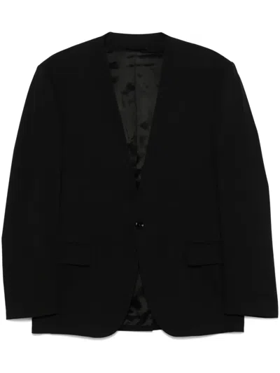 Lardini Wool Blazer In Black