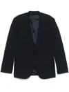 Lardini Wool Blazer In Black
