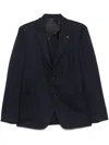 Lardini Patch-pocket Blazer In Blue