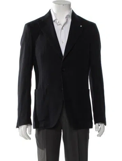 Pre-owned Lardini Wool Blazer In Blue