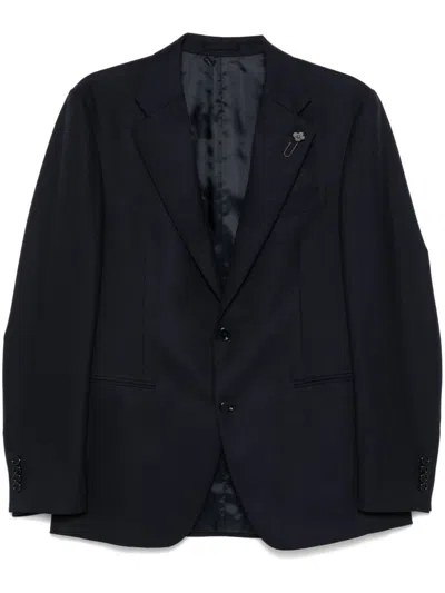 Lardini Single-breasted Suit In Blue