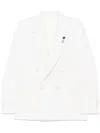 Lardini Wool Blazer In Neutrals