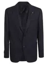 Lardini Wool Blazer With Comfort And Tailored Fit In Multi