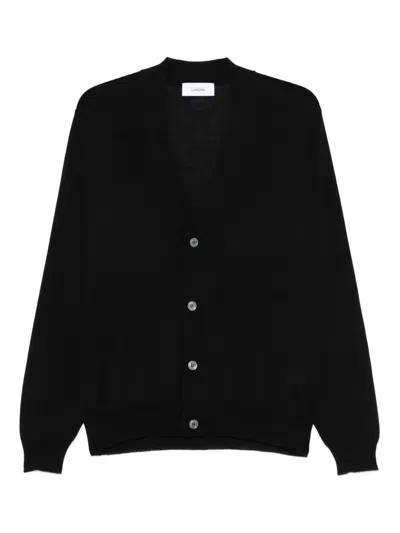 LARDINI WOOL CARDIGAN WITH BUTTONS