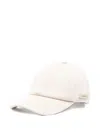 Lardini Baseball Cap Curved Brim In White