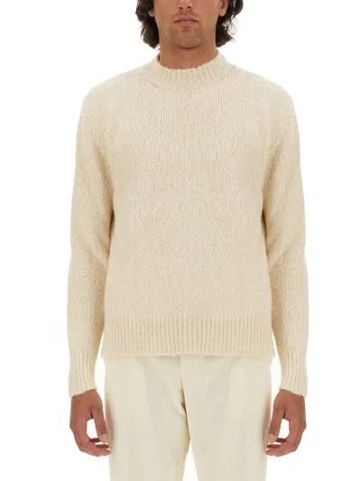 Lardini Wool Jersey. In Neutral