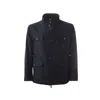 Lardini Blue Wool Men's Coat In Blue