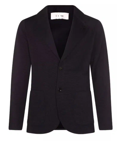 LARDINI LARDINI WOOL NOTCHED LAPEL BLAZER