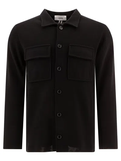 LARDINI WOOL OVERSHIRT JACKETS