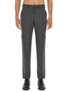 Lardini Trousers Wool Multiple Pockets In Gray
