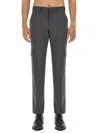 Lardini Trousers Wool Multiple Pockets In Grey