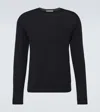 Lardini Raglan-sleeve Crew-neck Sweater In Navy