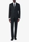 Lardini Wool Suit Single Breasted In Black