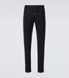 Lardini Wool Slim Pants In Black 