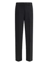 Lardini Wool Straight-leg Trousers In Blue