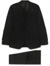 Lardini Wool Suit In Black