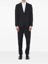 Lardini Wool Suit In Black