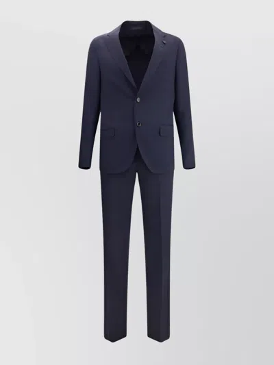 Lardini Wool Suit Flower Pin