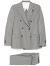 Lardini Wool Suit In Grey