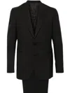 Lardini Wool Suit In Black